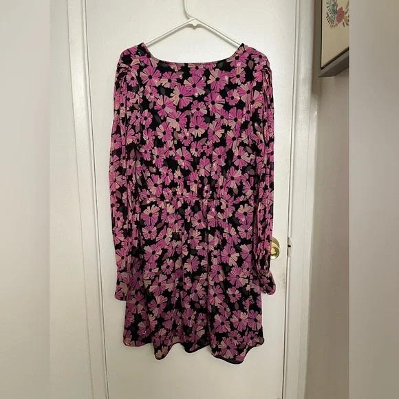 Kate Spade Sparkly Floral Dress Size 12 - Picture 6 of 11
